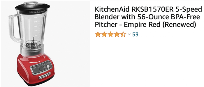 kitchenaid blender